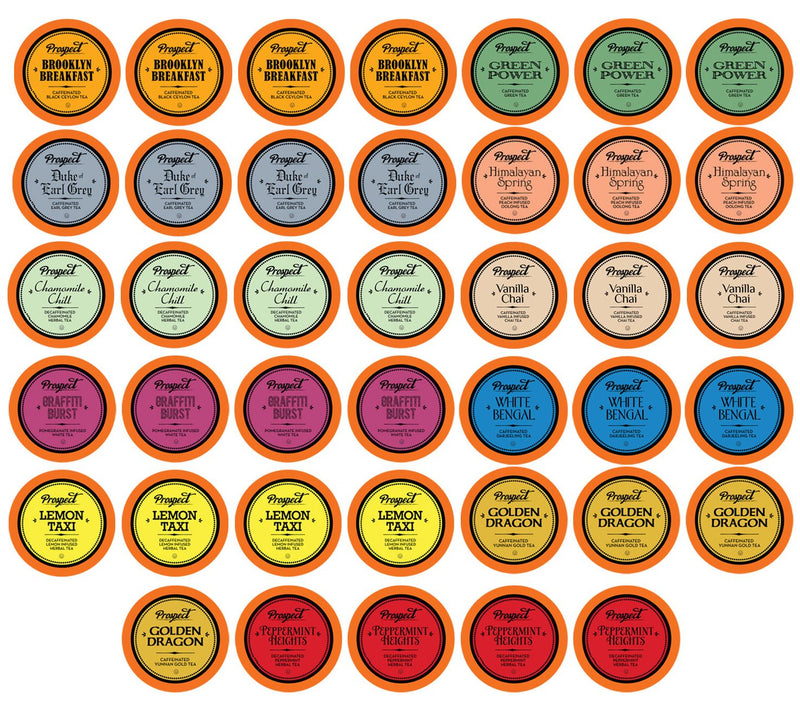 Prospect Tea Company 40-Count Assorted VarietyPack Tea Pods — View 2