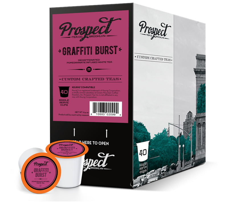 Prospect Tea Co. 40-Count Pomegranate White TeaPods — Main view