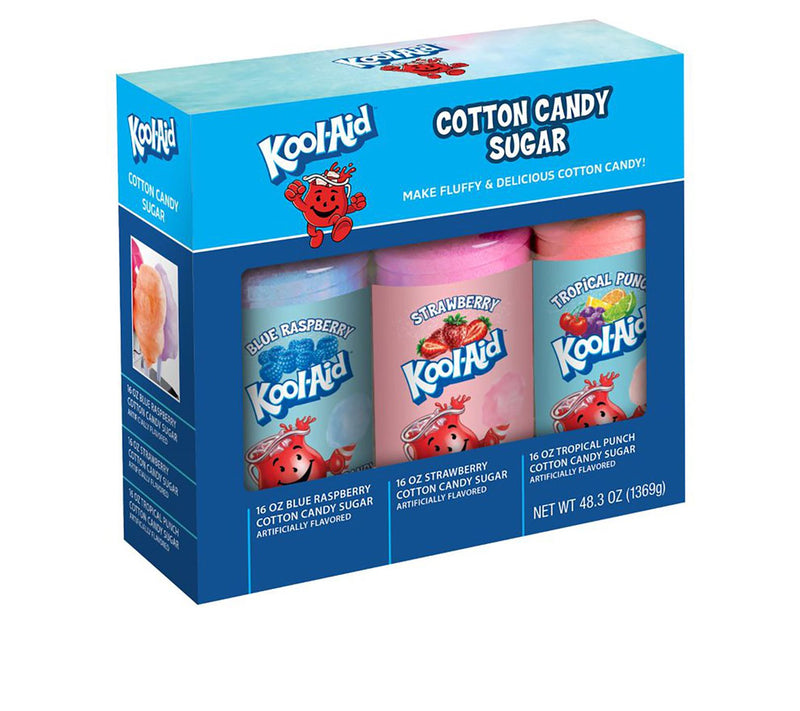 Kool-Aid 3-pk Cotton Candy Flossing Sugar — View 3
