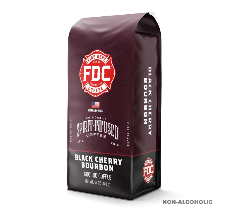 Fire Dept. Coffee 12-oz Black Cherry Bourbon Ground Coffee — Main view