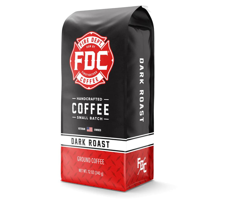 Fire Dept. Coffee 12-oz Dark Roast GroundCoffee — Main view