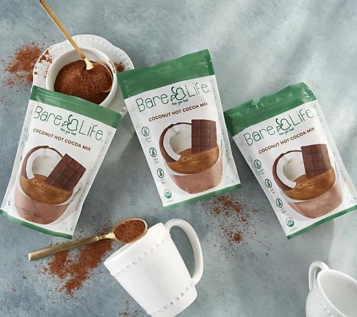 Bare Life (3) 9.5-oz Coconut Hot Cocoa Packs — Main view