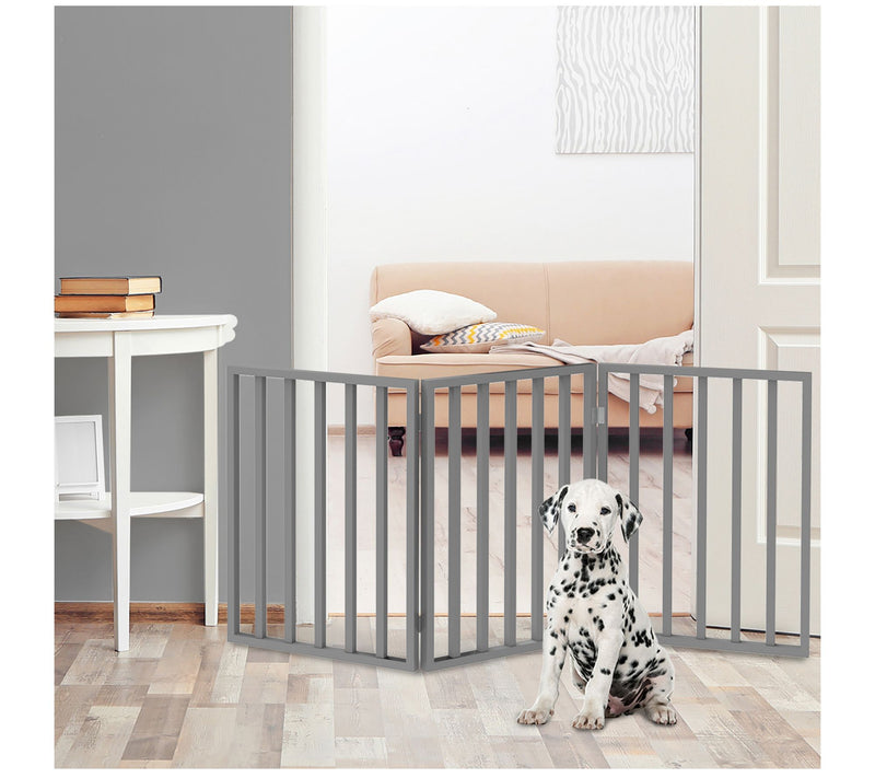 Pet Adobe 3-Panel Folding Pet Gate — View 11