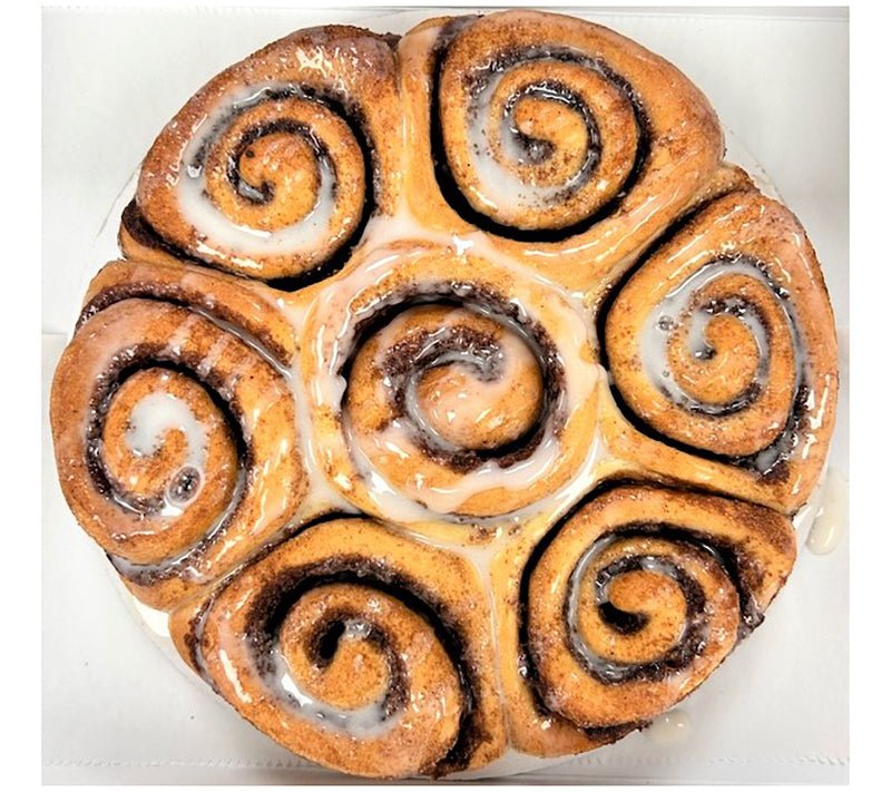 CinnaMom Bakery 7-ct (5 oz) Traditional Glaze Cinnamon Rolls — Main view