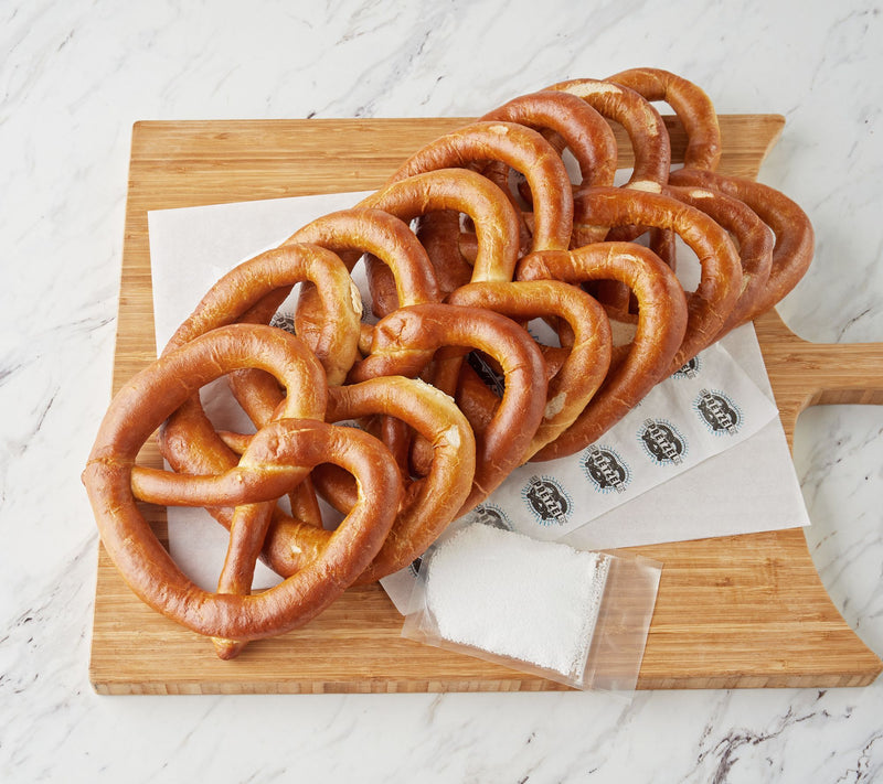 The Pretzel Co. (8) 10-oz Hand Twisted Monster Size Soft Pretzels — View 2