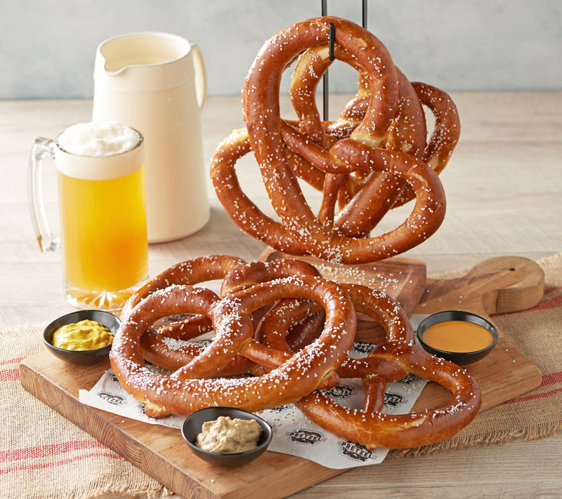 The Pretzel Co. (8) 10-oz Hand Twisted Monster Size Soft Pretzels — Main view
