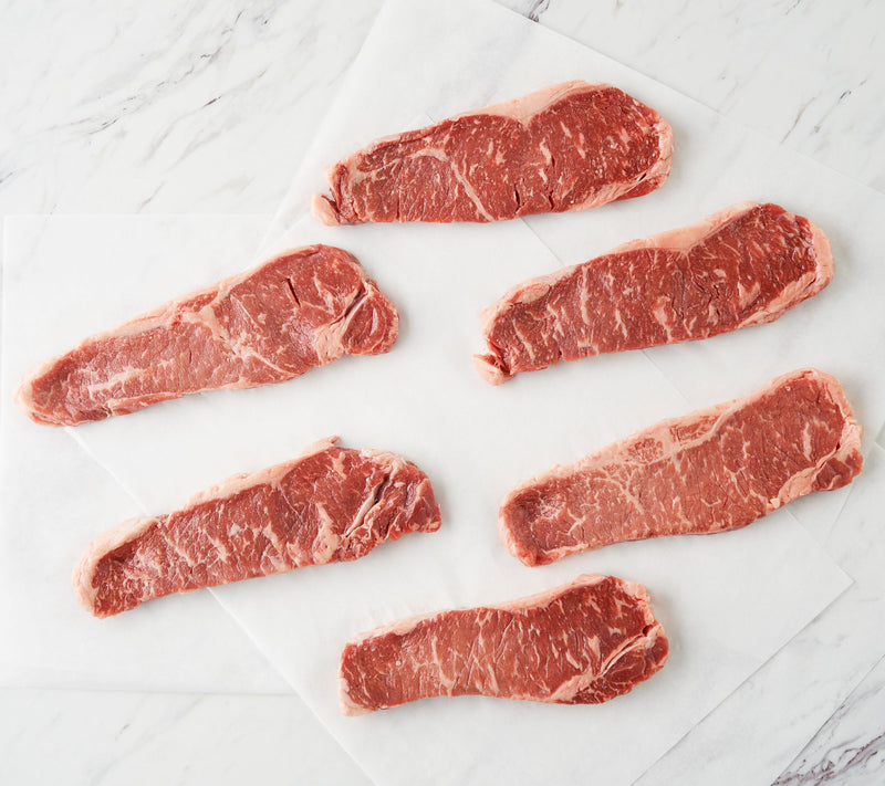 Kansas City Steak Co. (6) 8oz New York Strip Steaks — View 2