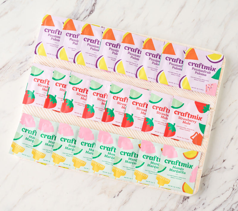 Craftmix 24-ct Variety Pack of Instant Craft Cocktail Mixes — View 2