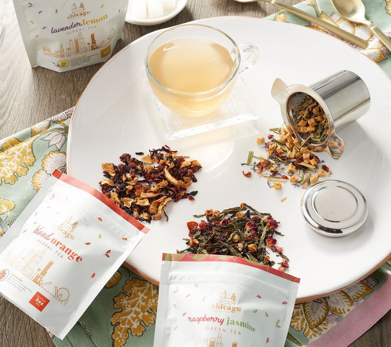 Chicago French Press 3 Bags of Loose Tea With Infuser — Main view