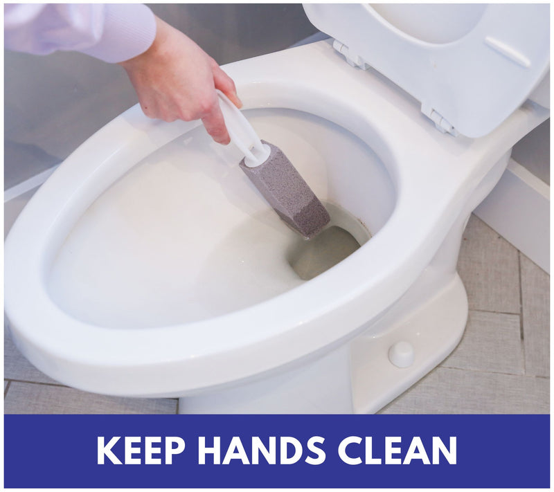 Don Aslett's Pumice Stone Toilet Treatment withHandle 3pk — View 4