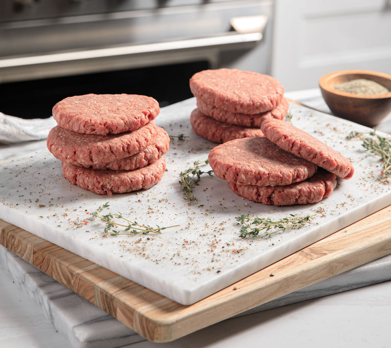 Rastelli's (48) 5 oz. Black Angus Triple Blend Beef Burgers — View 3