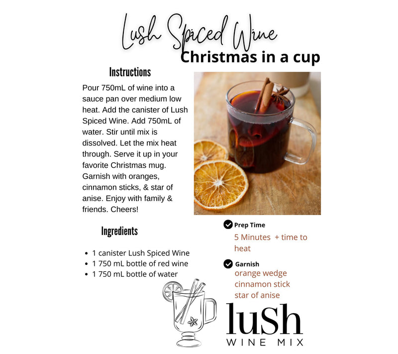 Lush Wine Mix 3ct Spiced Wine Cocktail Mixes — View 5