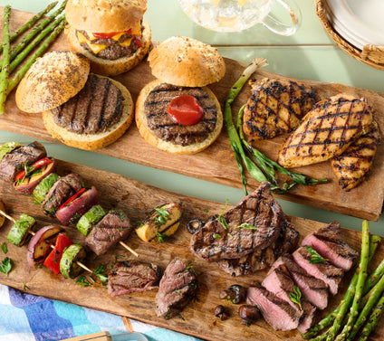 Rastelli's 6.5-lb Burger, Steak and Chicken Grilling Pack