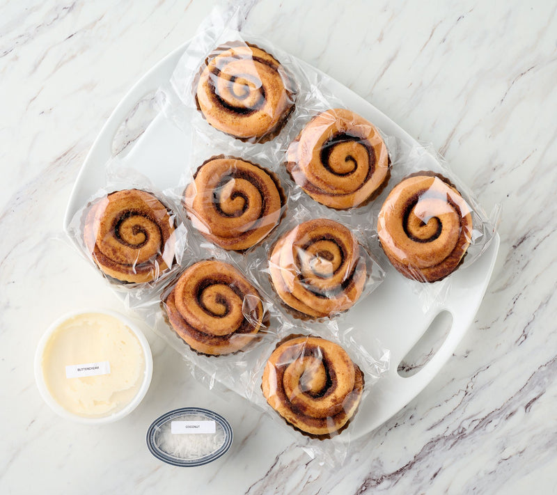 CinnaMom Bakery (8) 6.5-oz Individually Wrapped Cinnamon Rolls — View 2