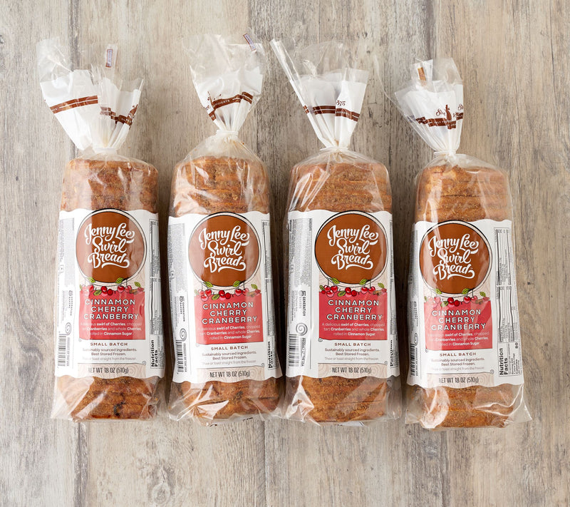 Jenny Lee (4) 18oz. Loaves Cinnamon Swirl Holiday Breads — View 2