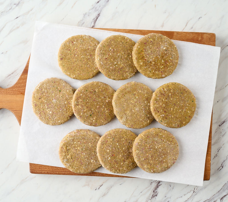 Grateful Eats (10) 4 oz. Beef & Veggie Blend Patties — View 2