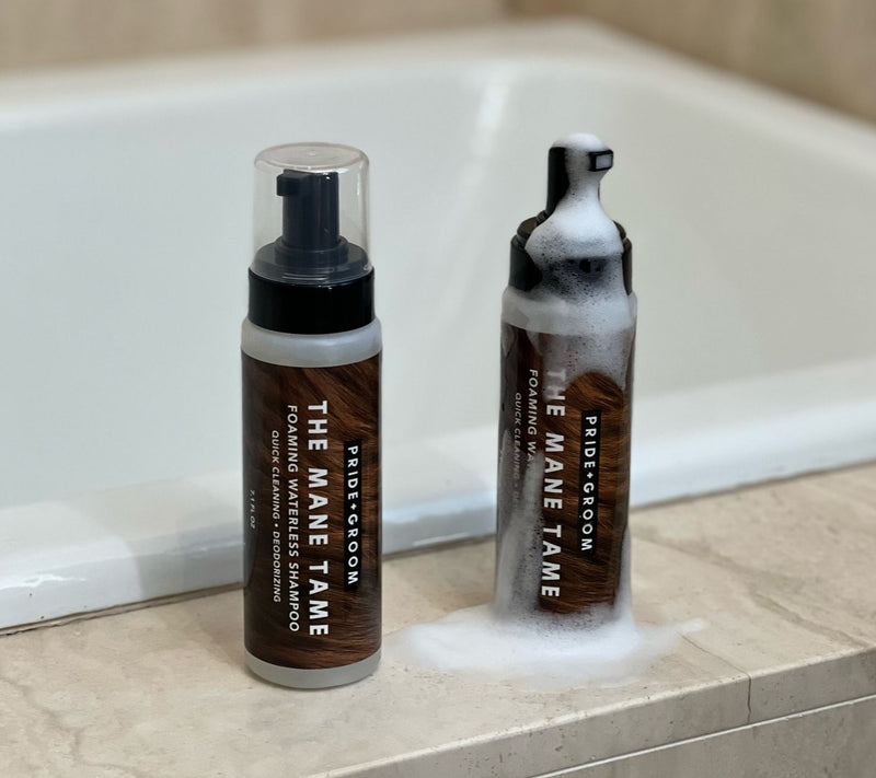 PRIDE+GROOM Set of 2 Mane Tame Waterless Pet Shampoo — Main view
