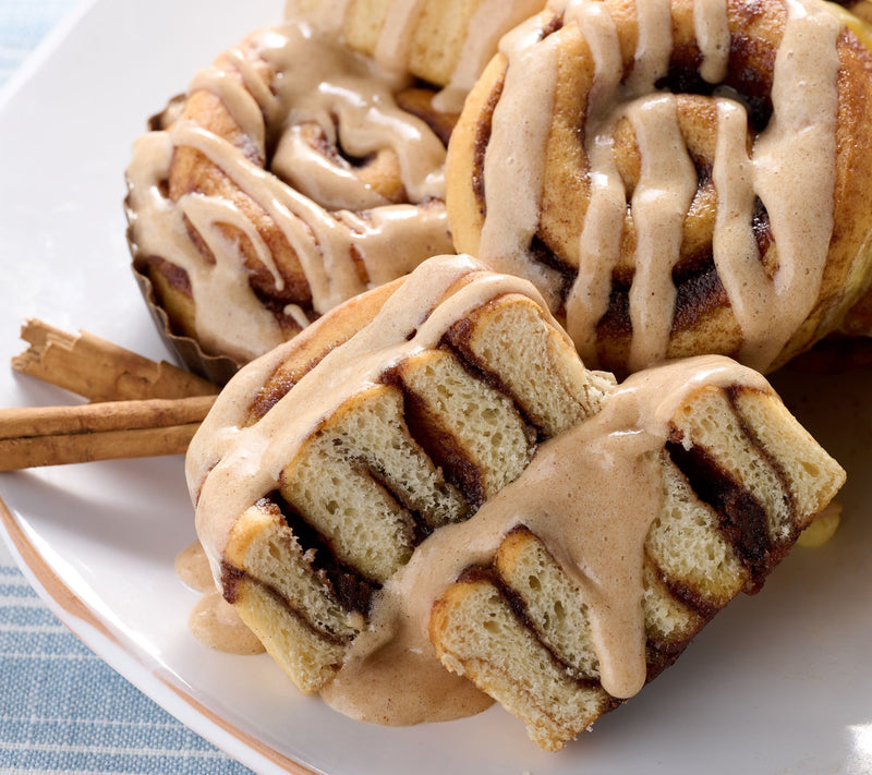 CinnaMom Bakery (8) 6.5oz Individually Wrapped Cinnamon Rolls — Main view