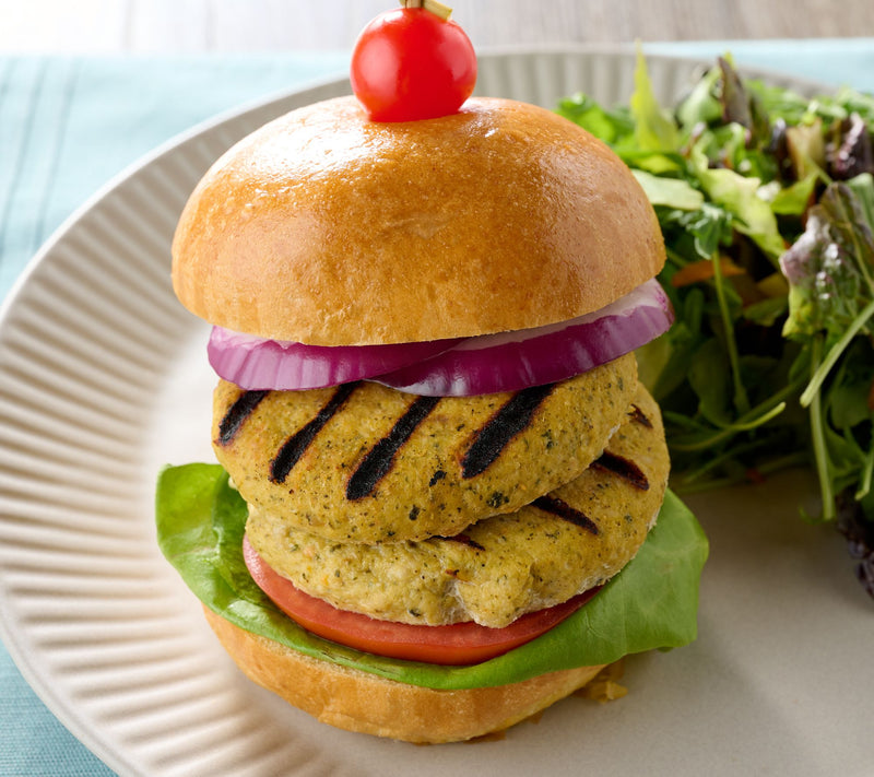 Grateful Eats (20) 4-oz Chicken & Veggie Blend Burger Patties — Main view