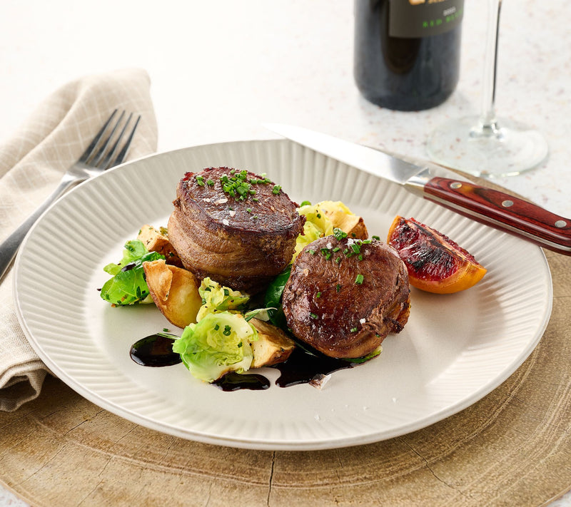 Rastelli's (8) 5-oz Bacon Wrapped Filet Mignons — Main view