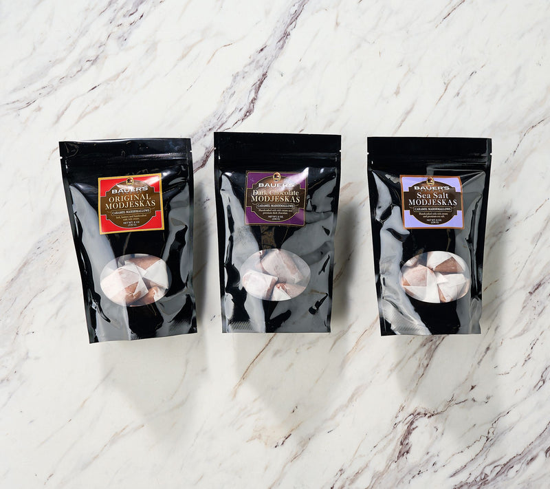 Bauer's Candies (3) 8oz Bags Marshmallow Caramel Modjeskas — View 2