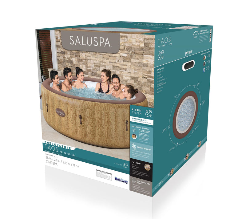 Taos by Bestway 5-7 Person EnergySense Inflatable Heated Hot Tub — View 5