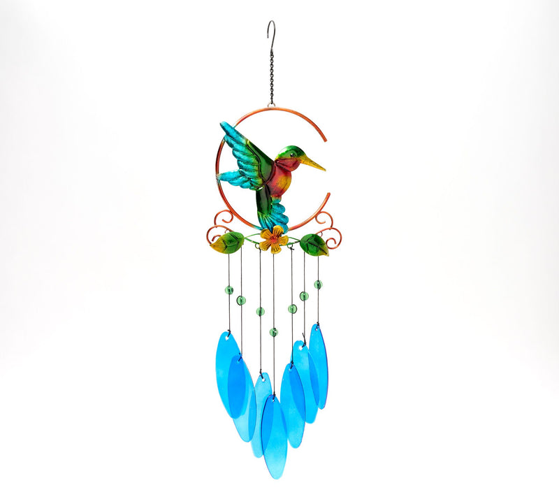 Temp-tations Outdoors Metal & Glass Garden Critter Windchime — Main view