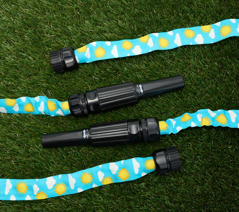 Bernini 2-pack 40' Fabric HydroHose Compact Hoses with Nozzles — View 8
