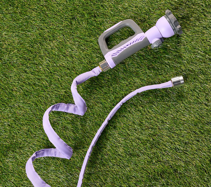 Bernini 40' Expanding Fabric Garden Hose with Easy Grip Nozzle — Main view