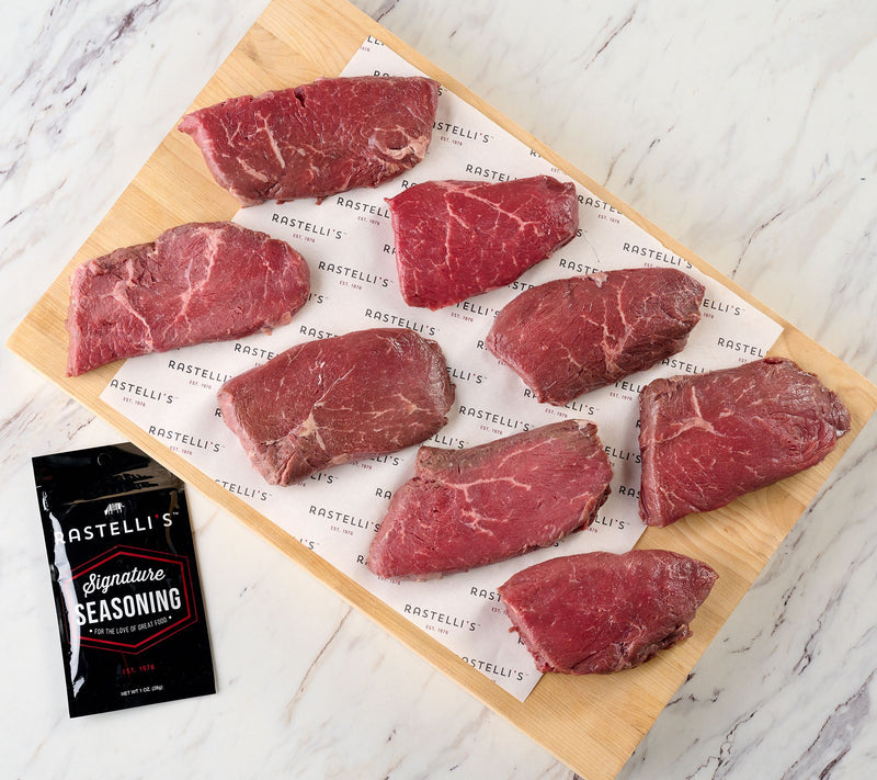 Rastelli's (8) 6-oz Black Angus Reserve Sirloin Steaks — View 2