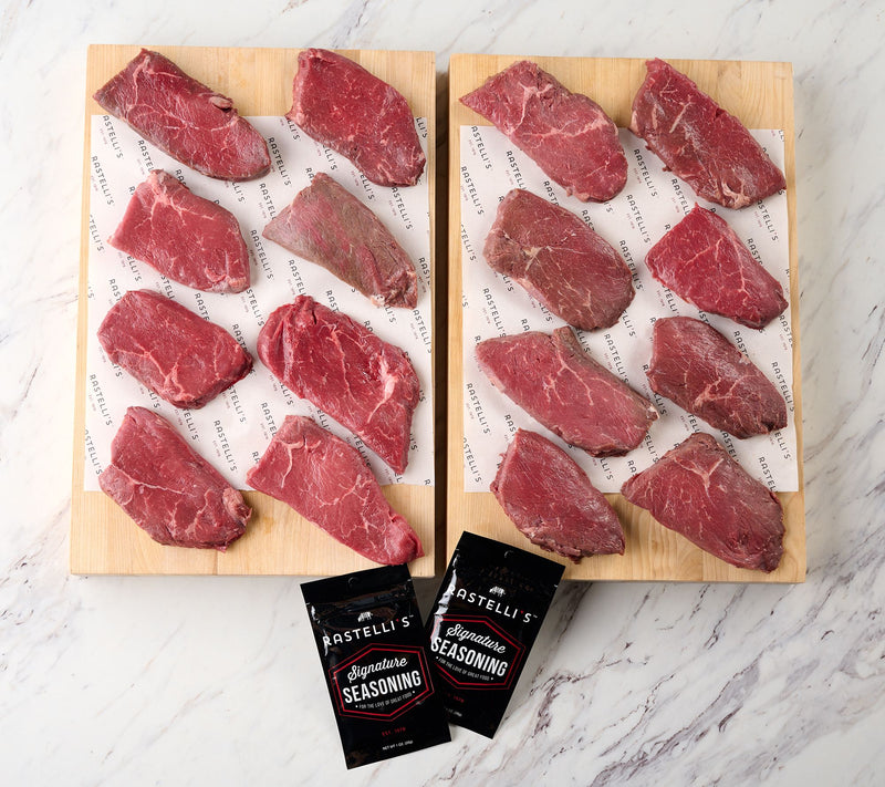 Rastelli's (16) 6-oz Black Angus Reserve Sirloin Steaks — View 2