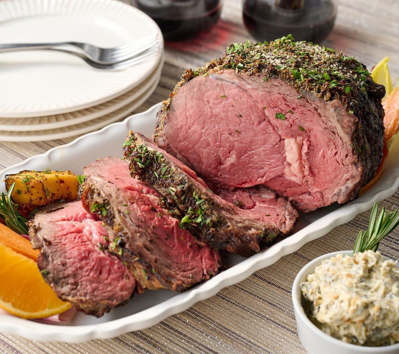 Rastelli's 5-lb Black Angus Prime Rib w/ 1-lb Butter — Main view