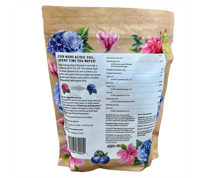 Roberta's Acid Booster Plant Food 17 6-6 — View 2