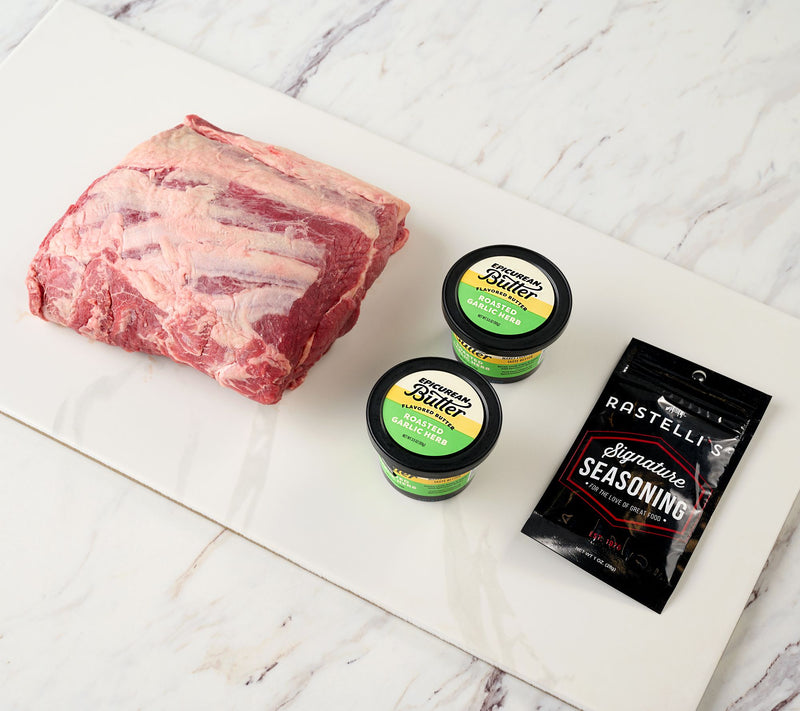Rastelli's 4-lb Reserve Black Angus Prime Rib Roast w/ Butter — View 2