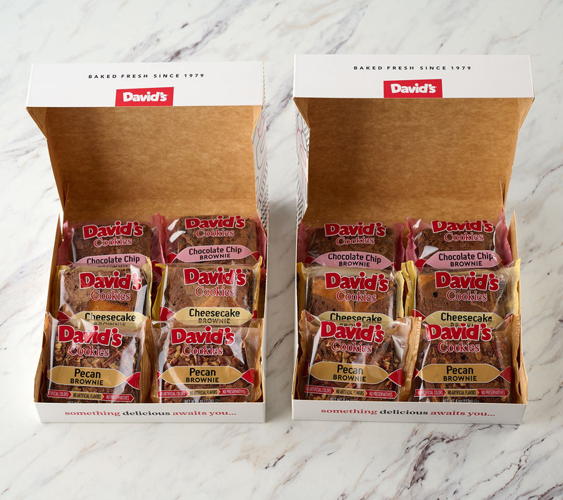 David's Cookies (12) 4-oz Individually Wrapped Brownies — View 2