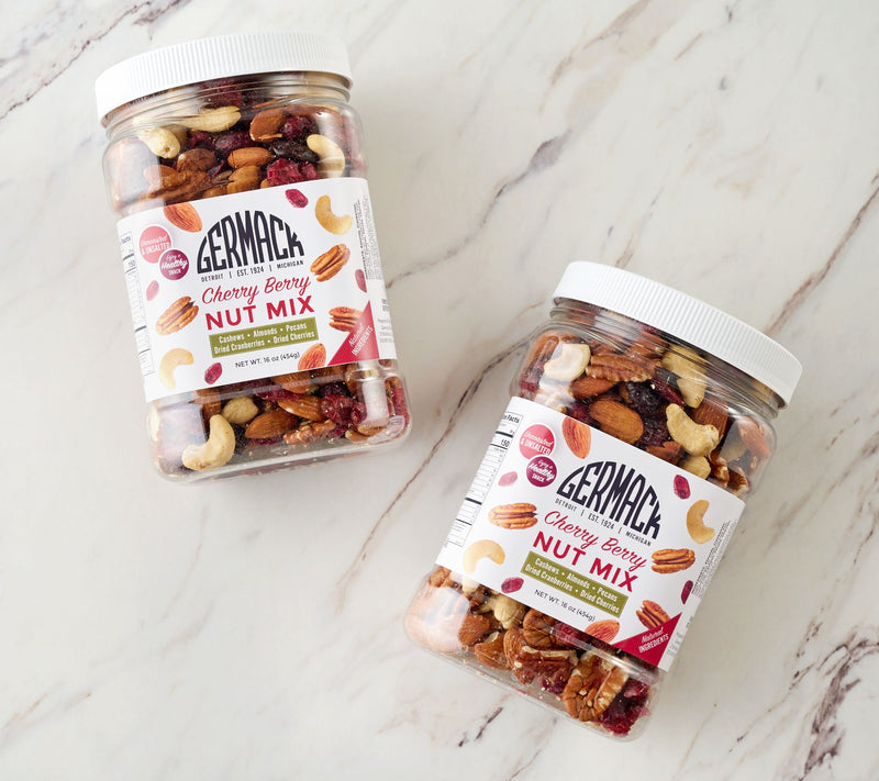 Germack (2) 16 oz Jars Cherry Berry Fruit & Nut Mixes — View 2