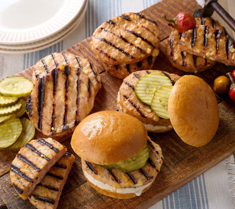 Family Farms (16) 5.3-oz Bacon & Cheese Stuffed Chicken Patties — Main view