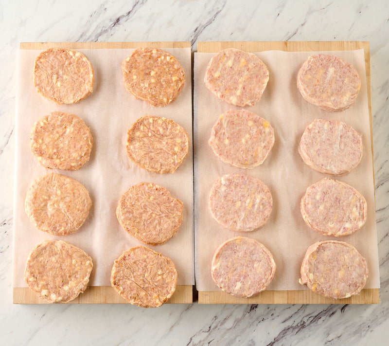 Family Farms (16) 5.3-oz Bacon & Cheese Stuffed Chicken Patties — View 2