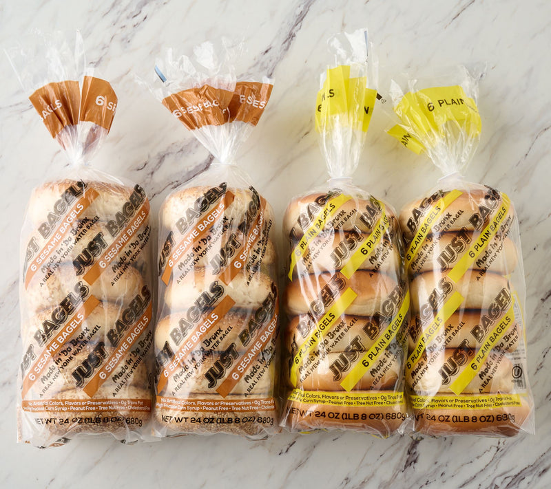 Just Bagels (24) 4 oz NYC Sesame Bagel Assortment — View 2