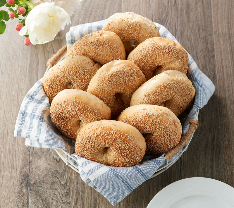 Just Bagels (24) 4 oz NYC Sesame Bagel Assortment — Main view