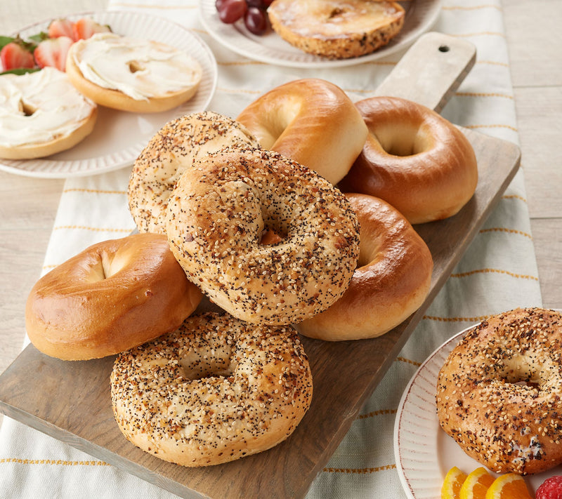 Just Bagels (24) 4 oz NYC Everything Bagel Assortment — View 2
