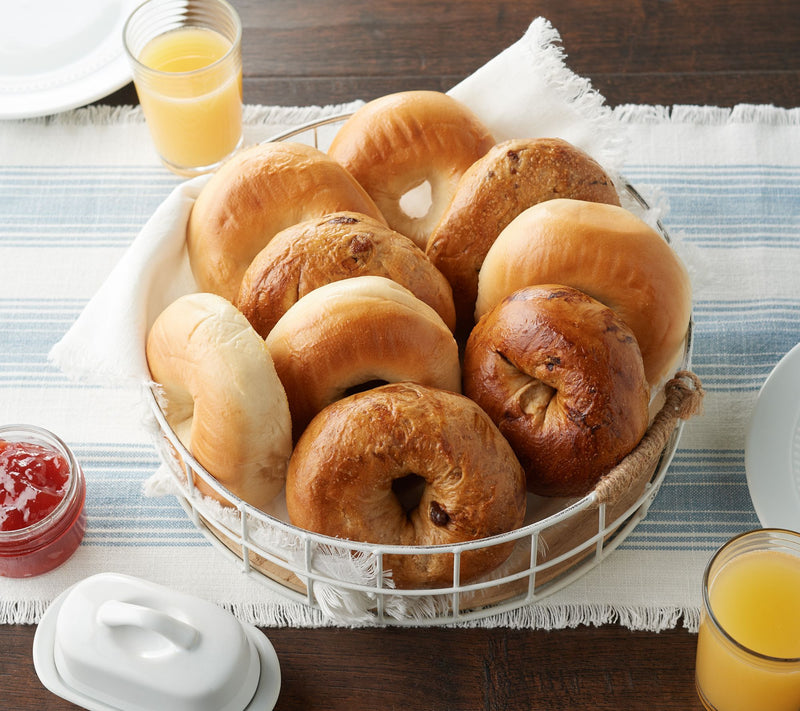 Just Bagels (24) 4 oz NYC Cinnamon Raisin Bagel Assortment — Main view