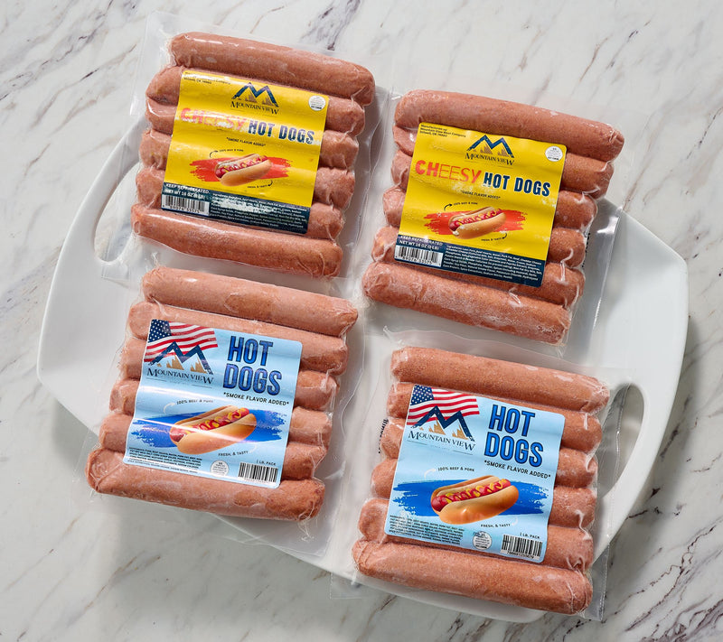 Mountain View Meats 24-ct Original or Cheese Hot Dogs — View 2