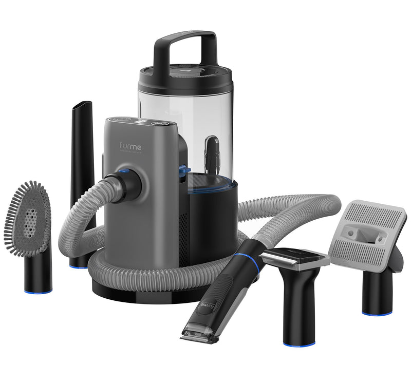 furMe 5-in-1 2L Professional PLUS Pet Grooming Vacuum Set — Main view