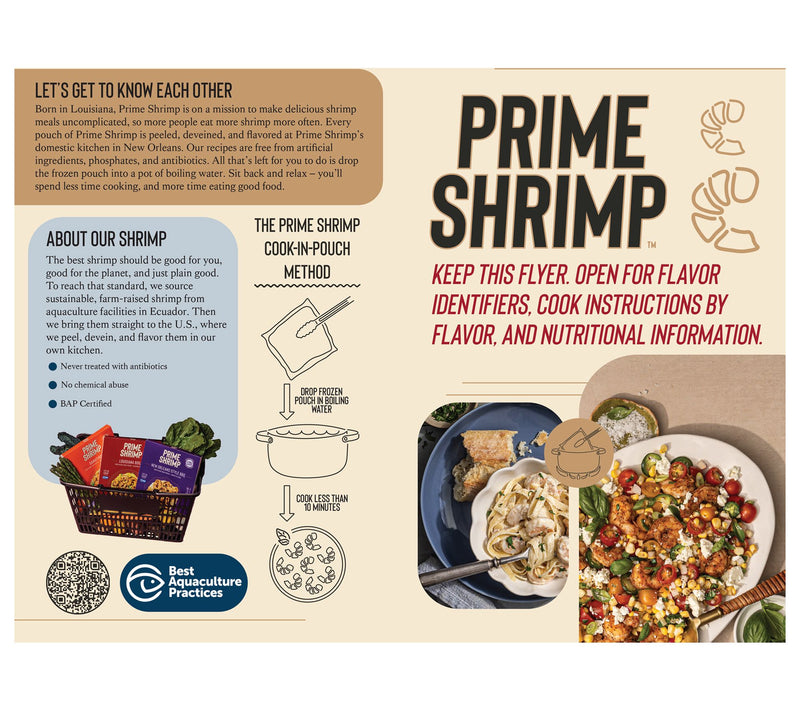 Prime Shrimp 10 Boil-in-Bag Seasoned or Saucy Shrimp Meals — View 3