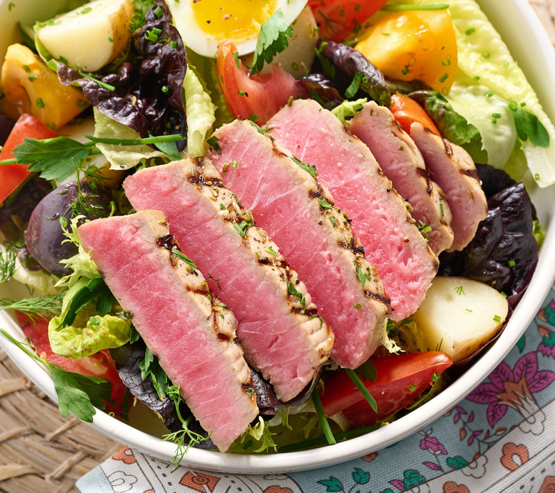 Anderson Seafoods (10) 6 oz Yellowfin Ahi Tuna Steaks — Main view