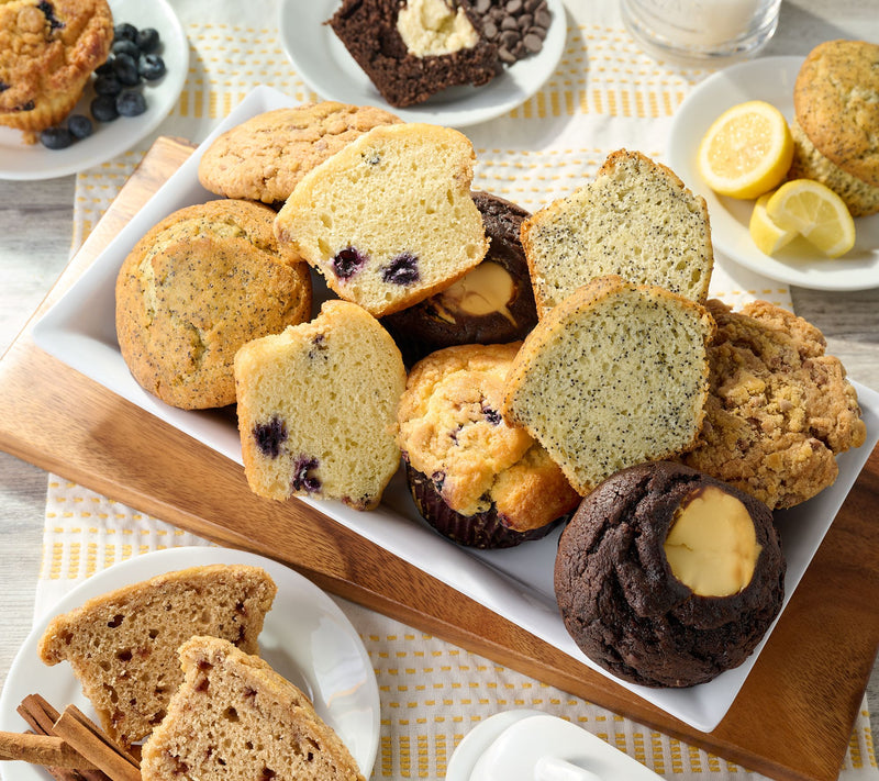 David's Cookies (12) 6-oz Individually Wrapped Jumbo Muffins — Main view