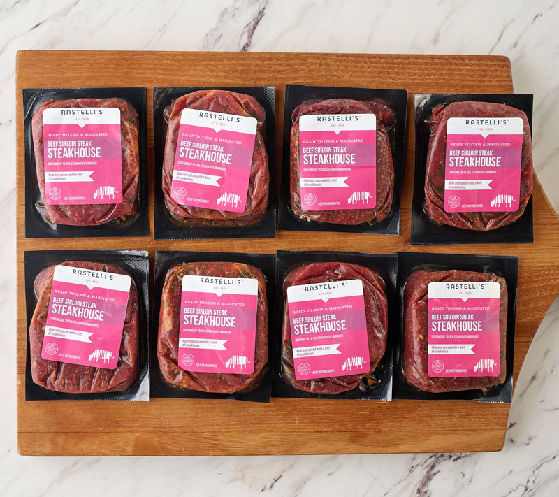 Rastelli's (8) 6-oz Steakhouse Marinated Black Angus Sirloins — View 2
