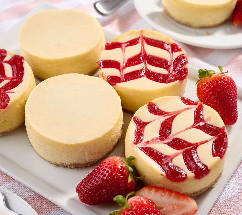 David's Cookies Set of 12 Individual Scratch Made Cheesecakes — Main view