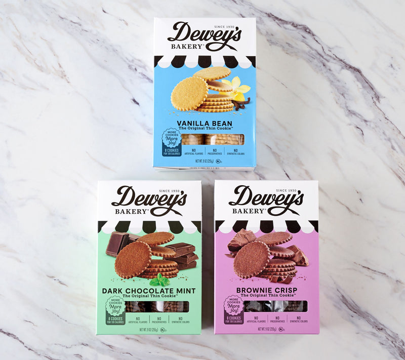 Dewey's Bakery 210 Piece Moravian Style Cookie Thins Variety Pack — View 2
